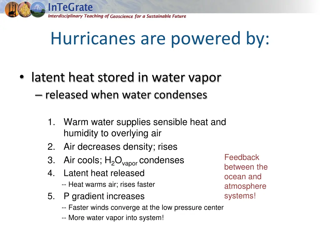 hurricanes are powered by