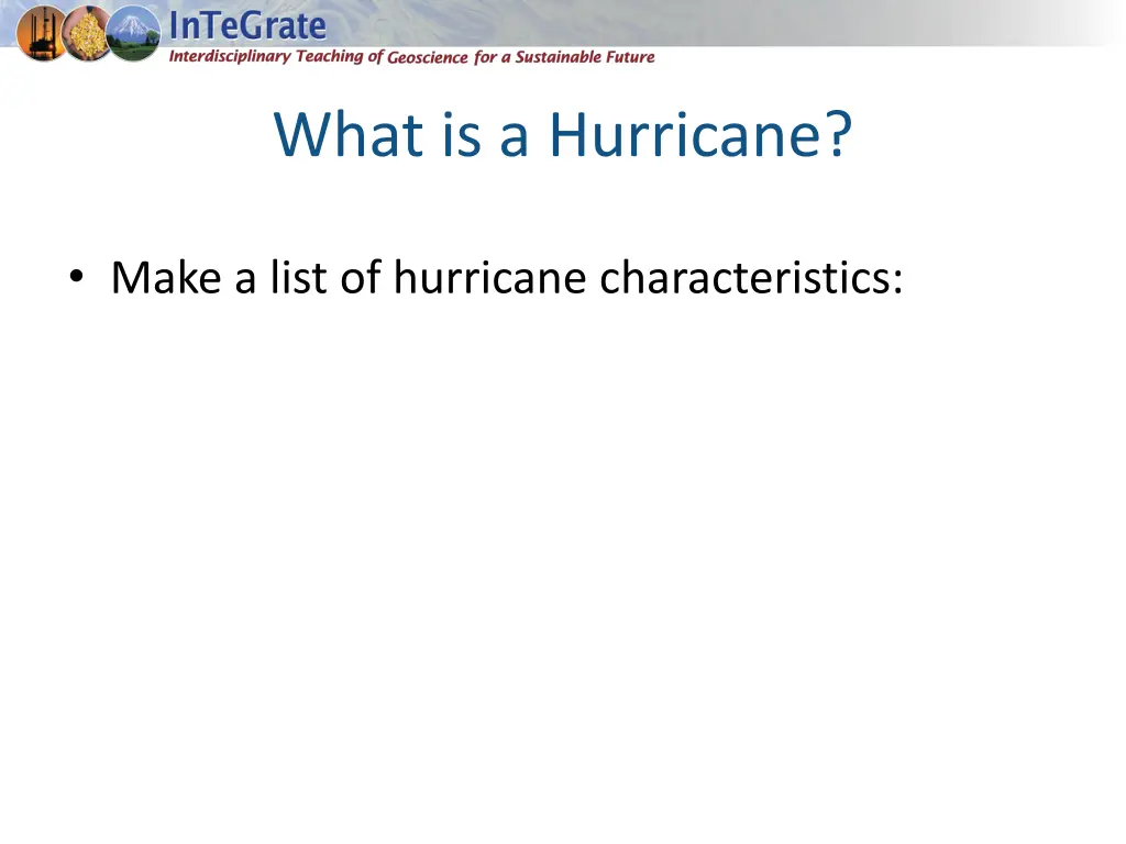 what is a hurricane