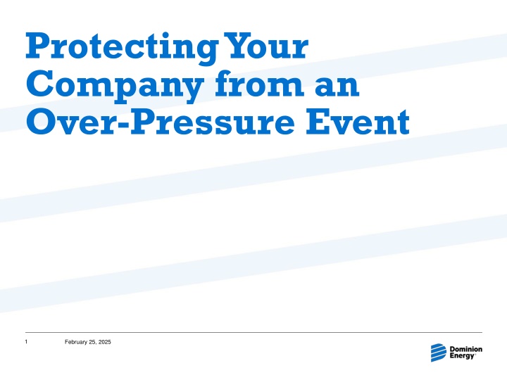 protecting your company from an over pressure