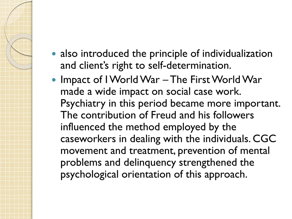 also introduced the principle