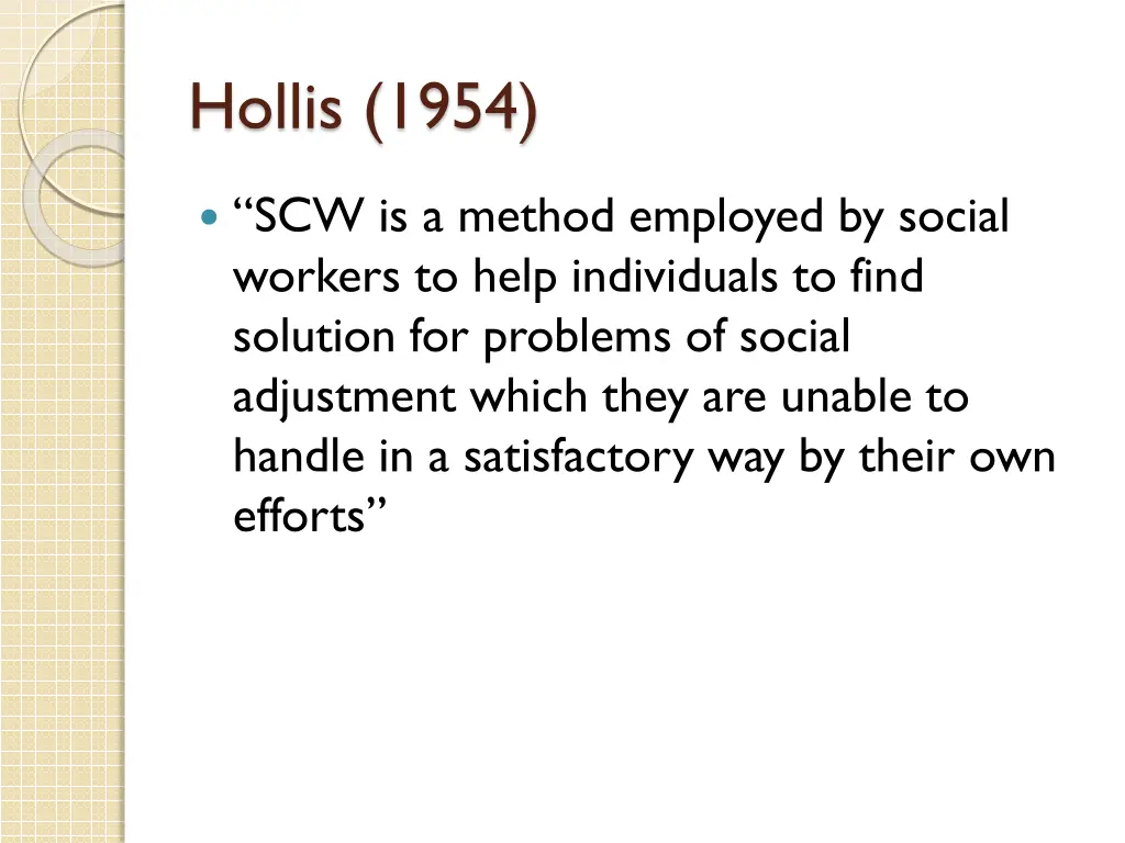 hollis 1954