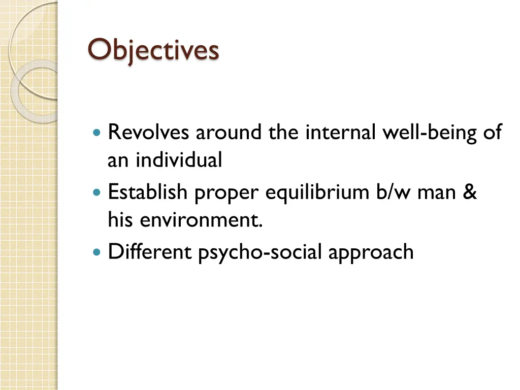 objectives