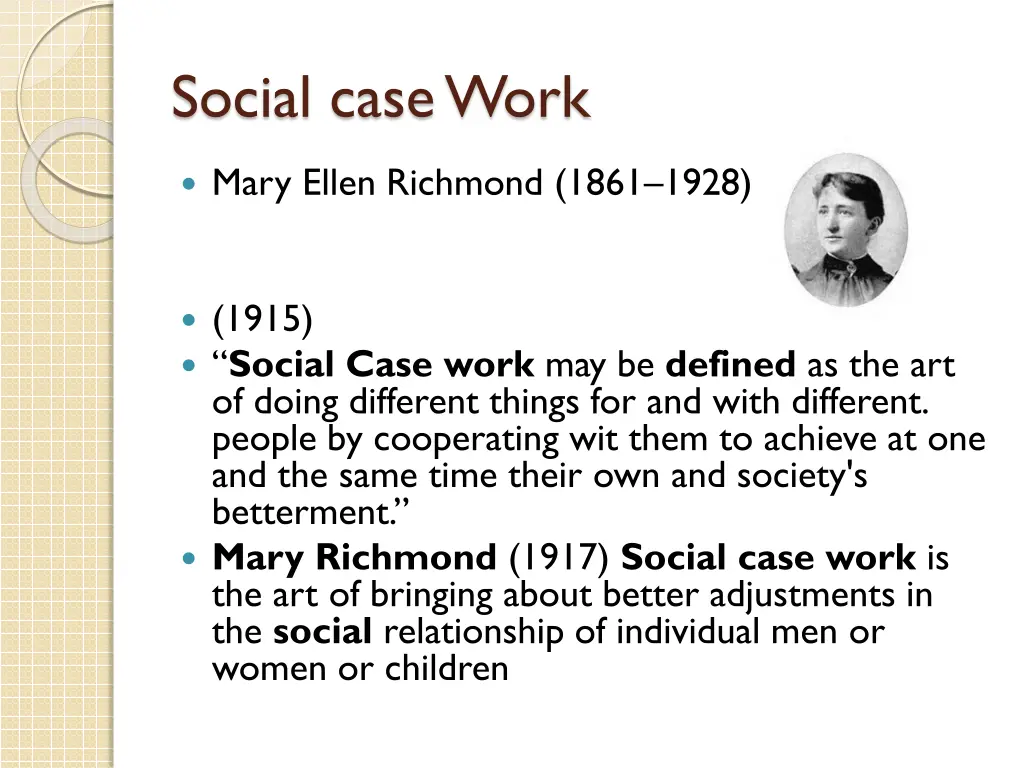 social case work
