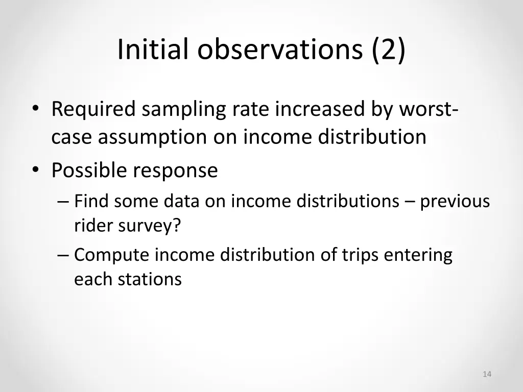 initial observations 2