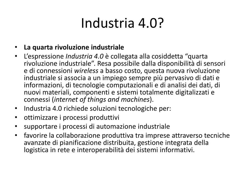 industria 4 0