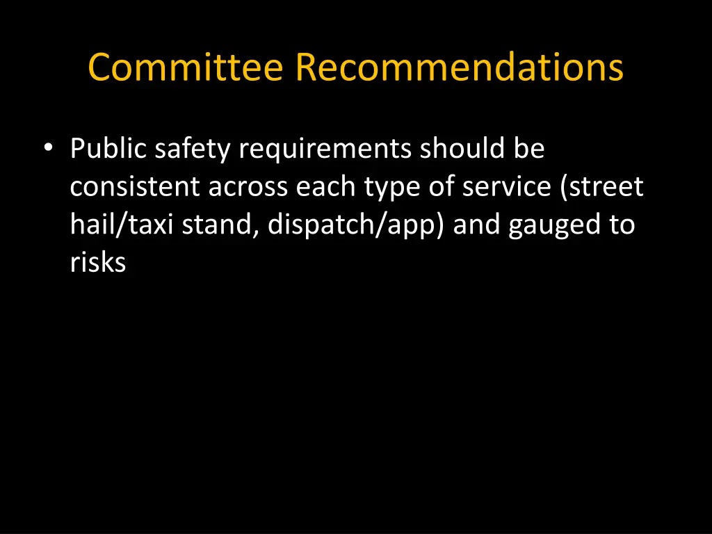 committee recommendations 2