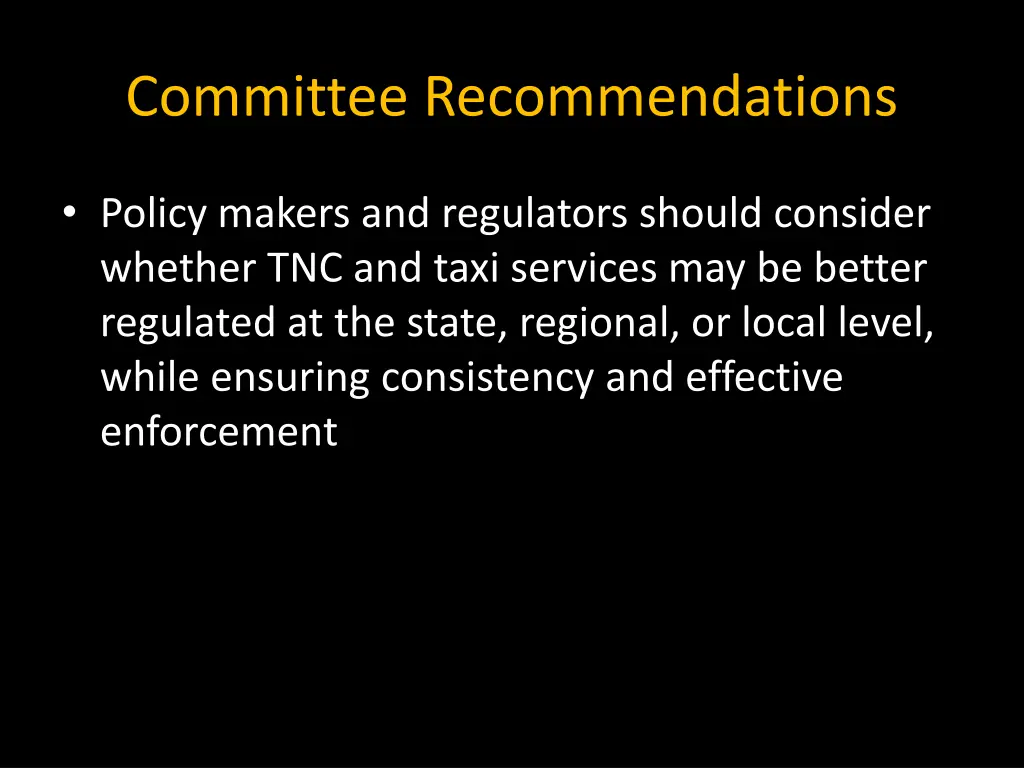 committee recommendations 3