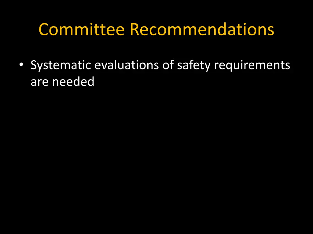 committee recommendations 4