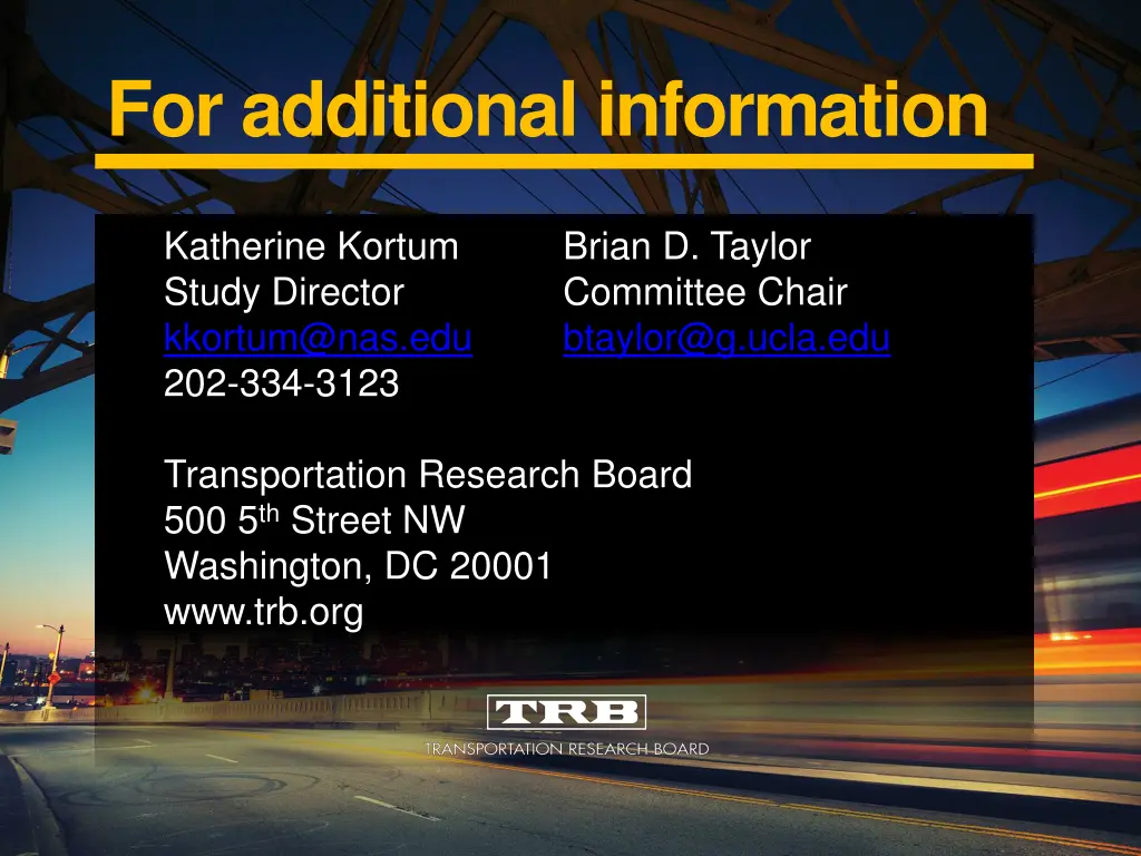 for additional information