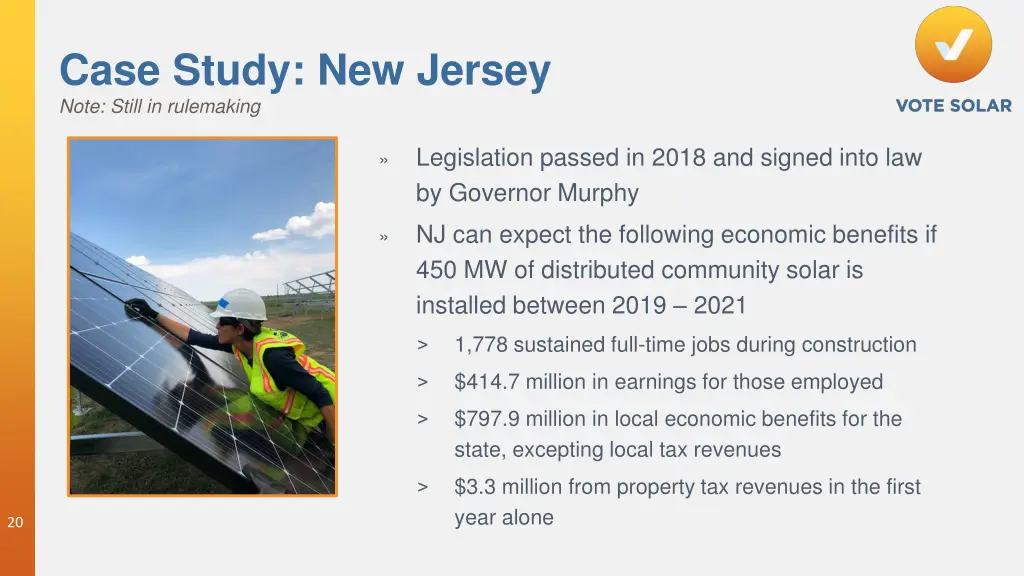 case study new jersey note still in rulemaking