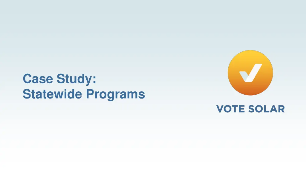 case study statewide programs