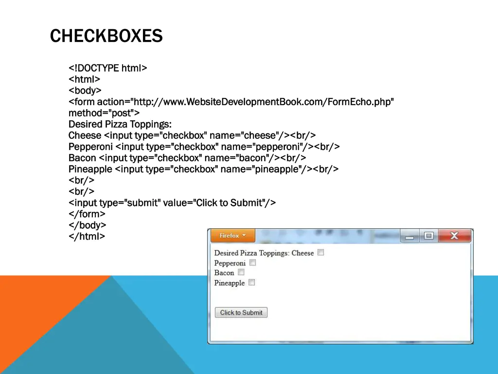 checkboxes