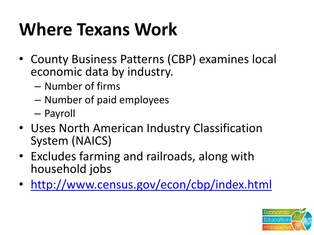 where texans work