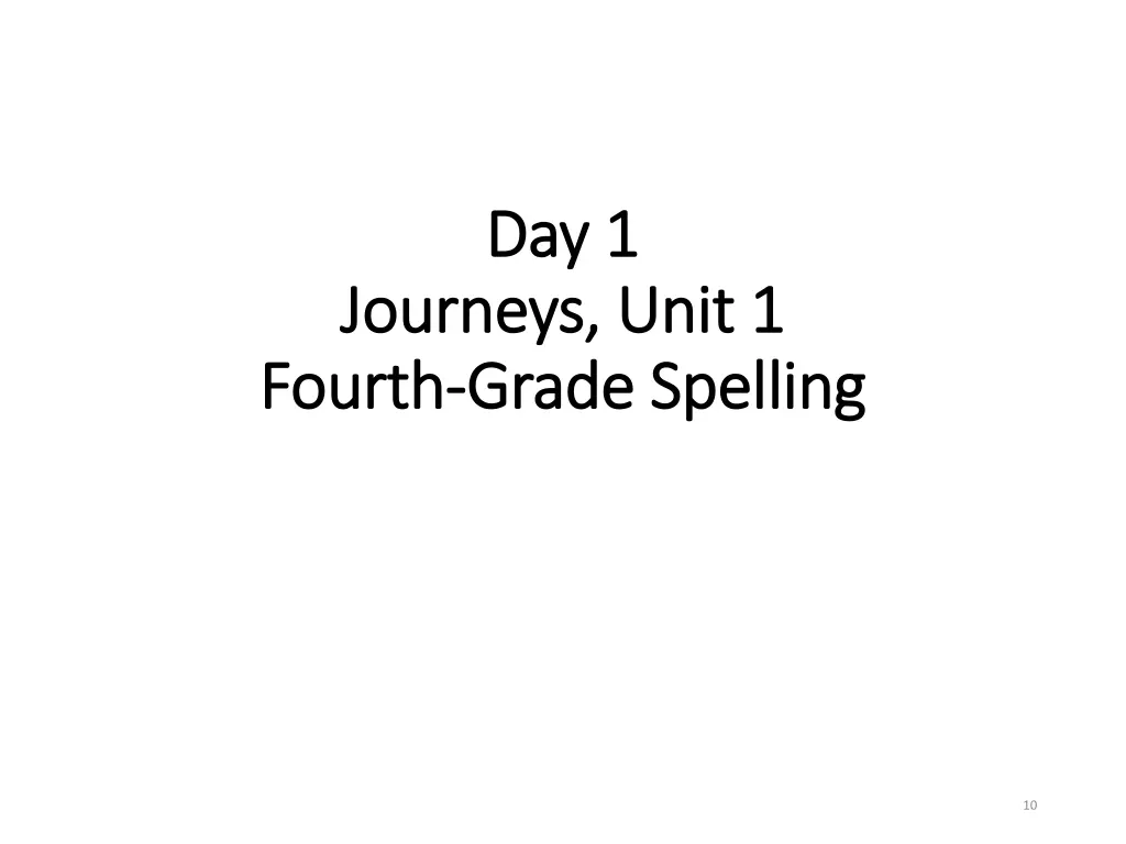 day 1 day 1