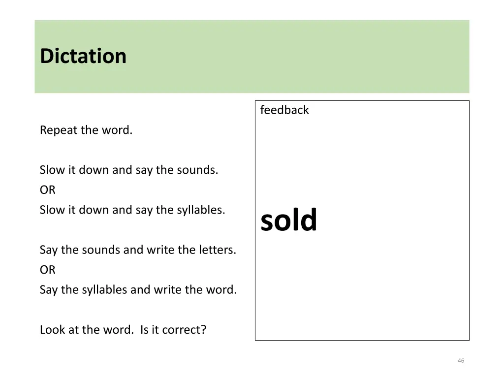dictation 13