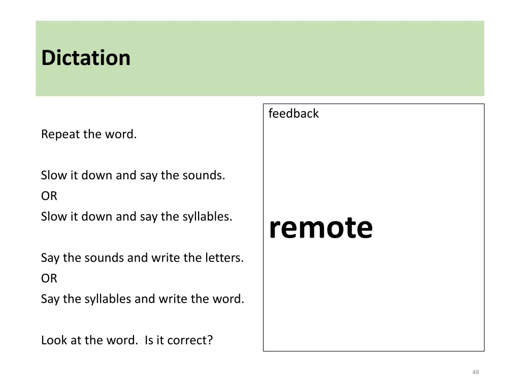 dictation 15