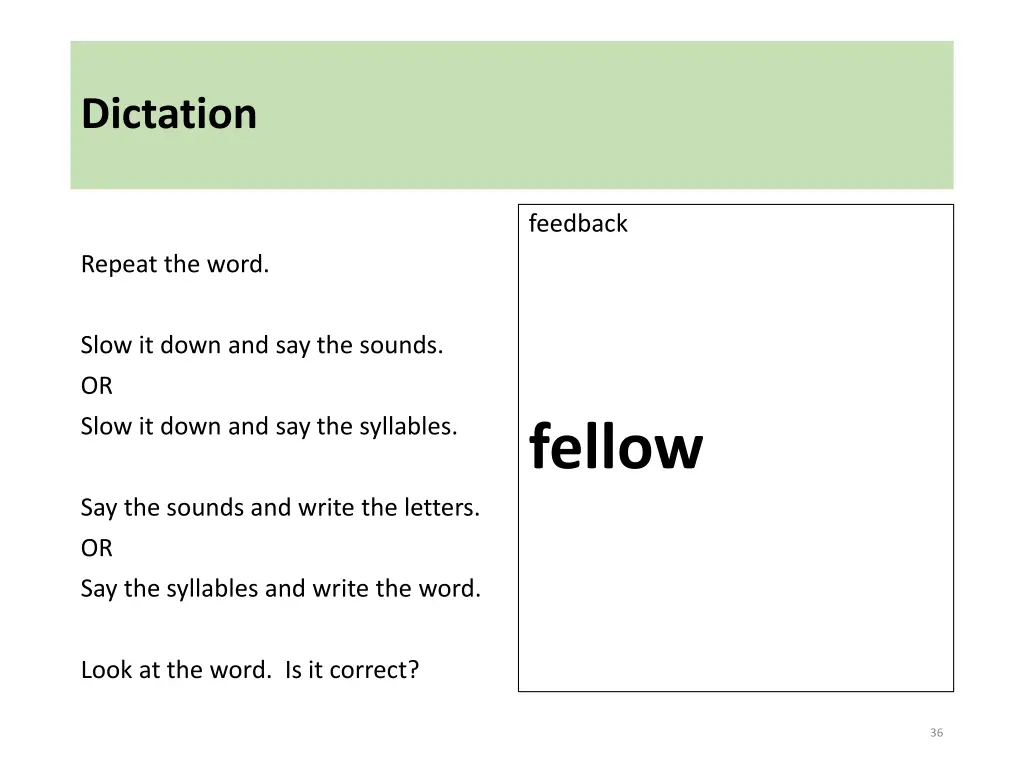 dictation 3
