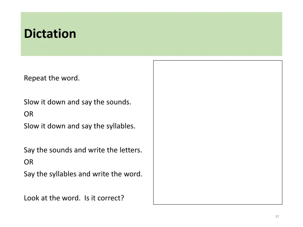 dictation 4