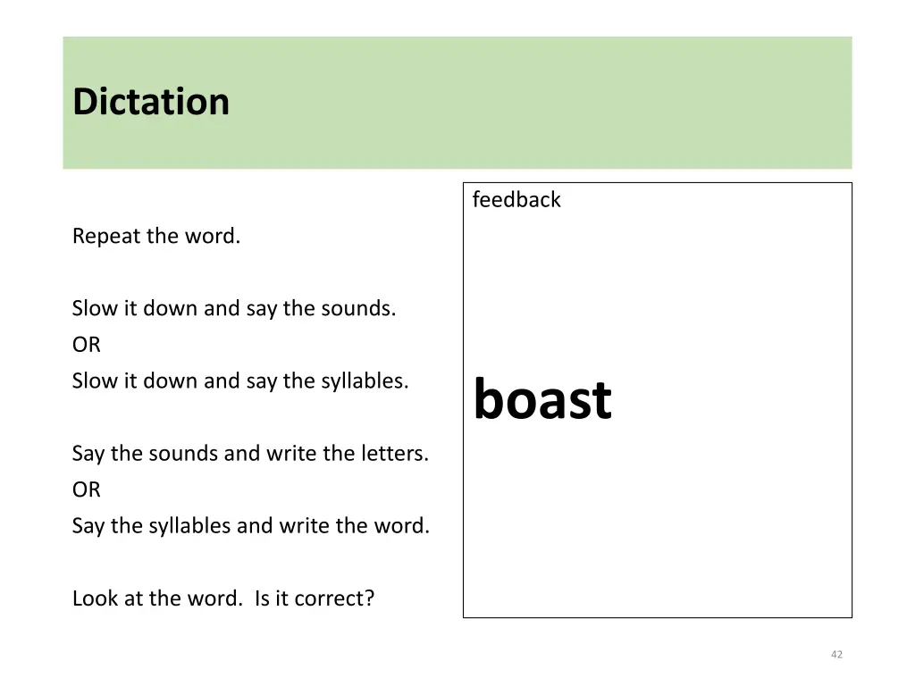 dictation 9