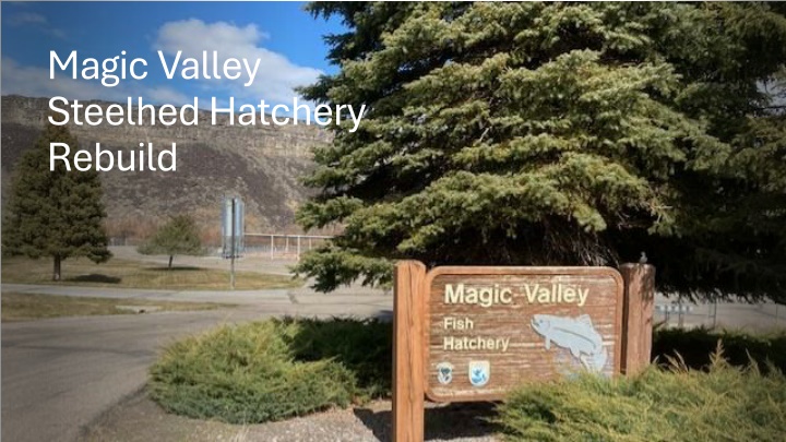 magic valley steelhed hatchery rebuild