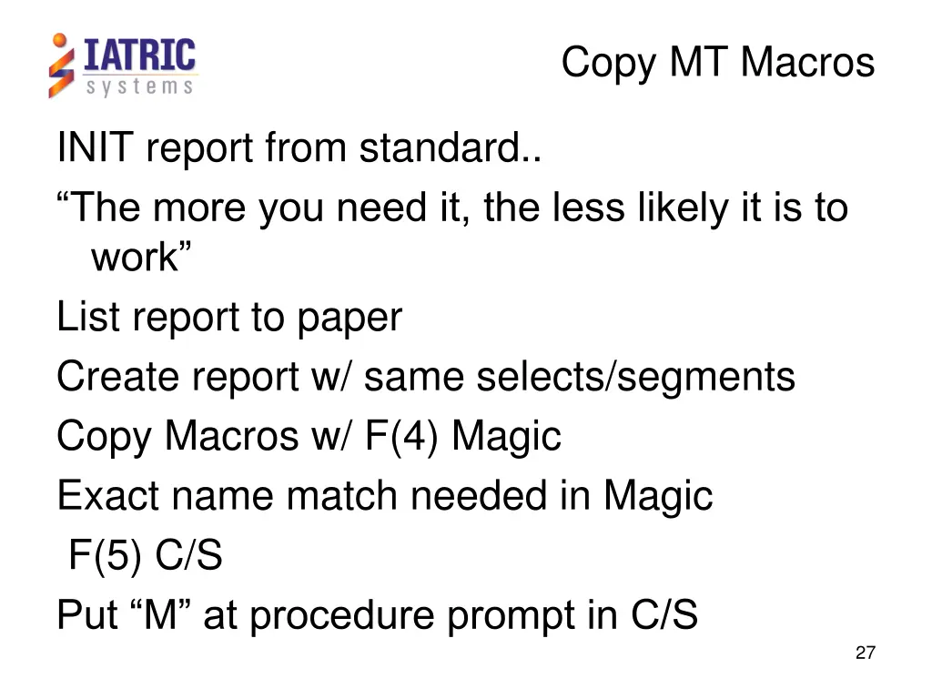 copy mt macros