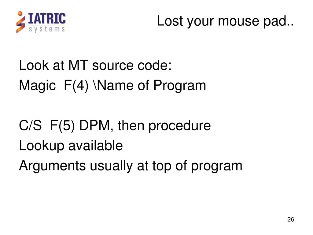 lost your mouse pad