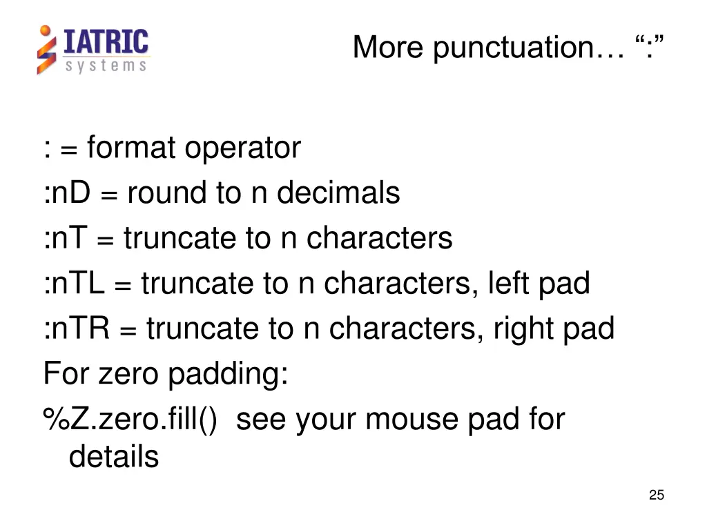 more punctuation