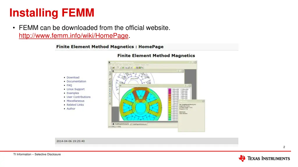 installing femm