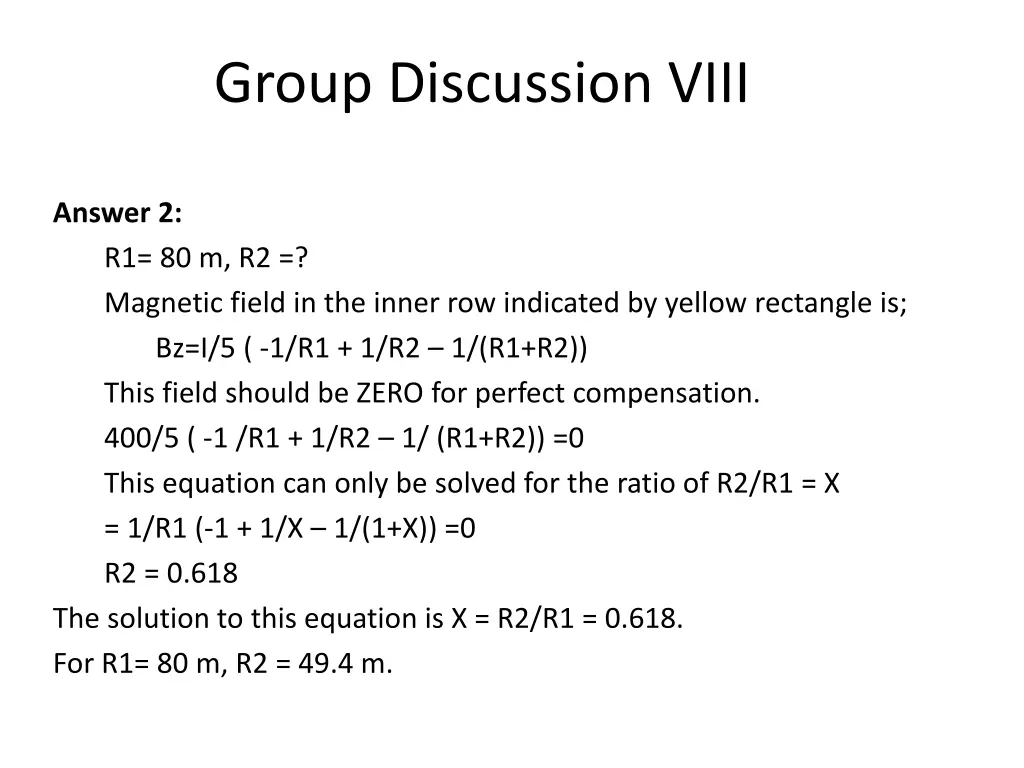 group discussion viii 5