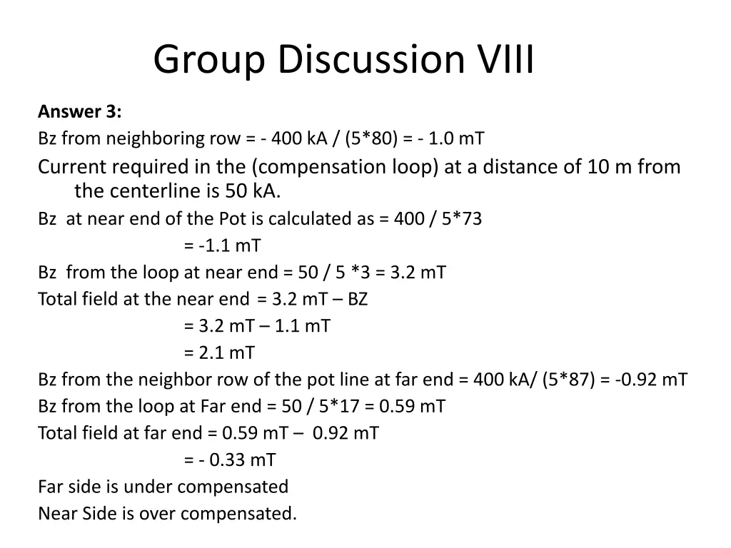 group discussion viii 7