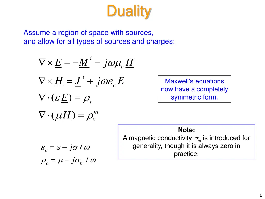 duality