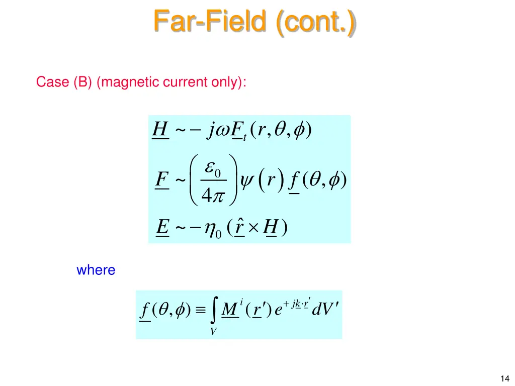 far field cont