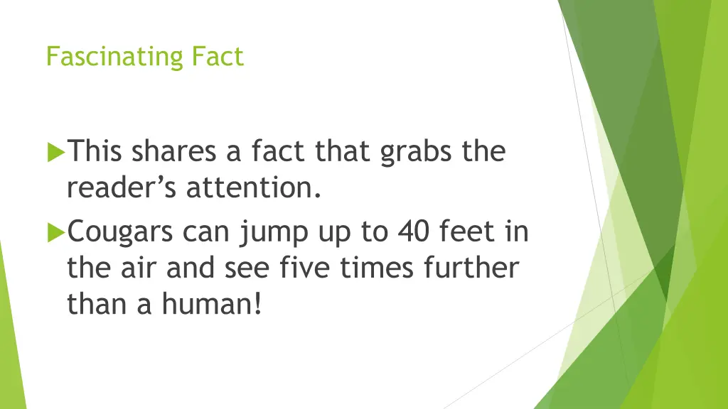 fascinating fact