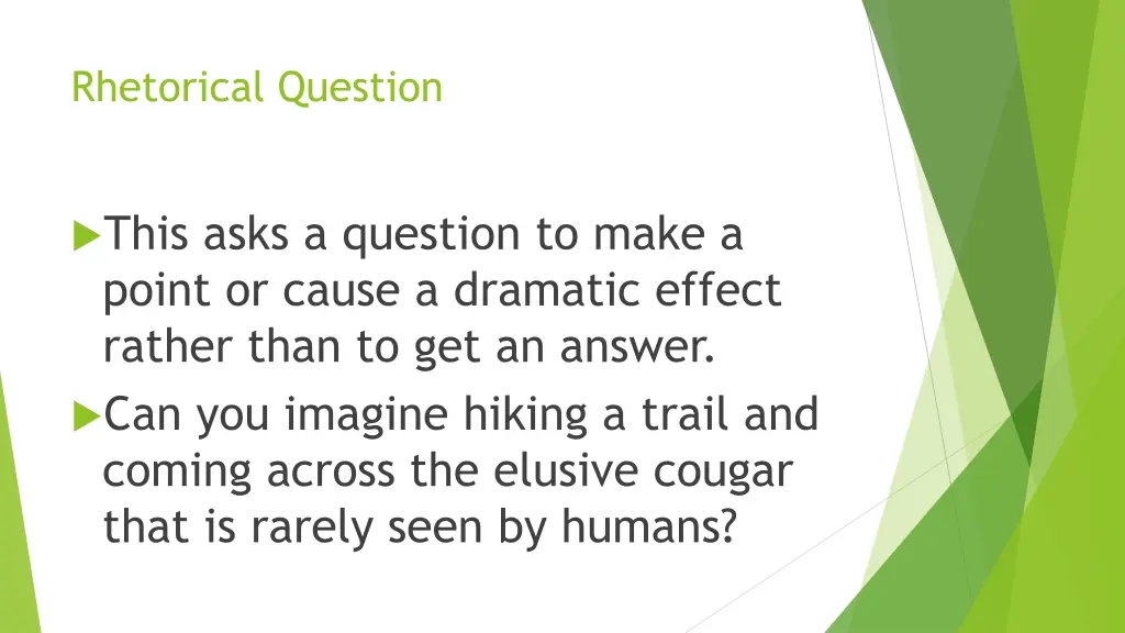 rhetorical question