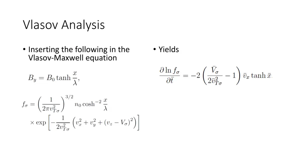 vlasov analysis 1