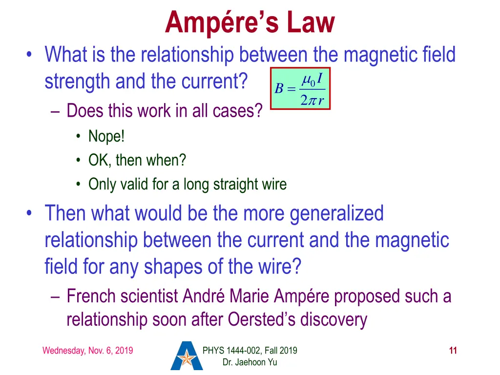amp re s law