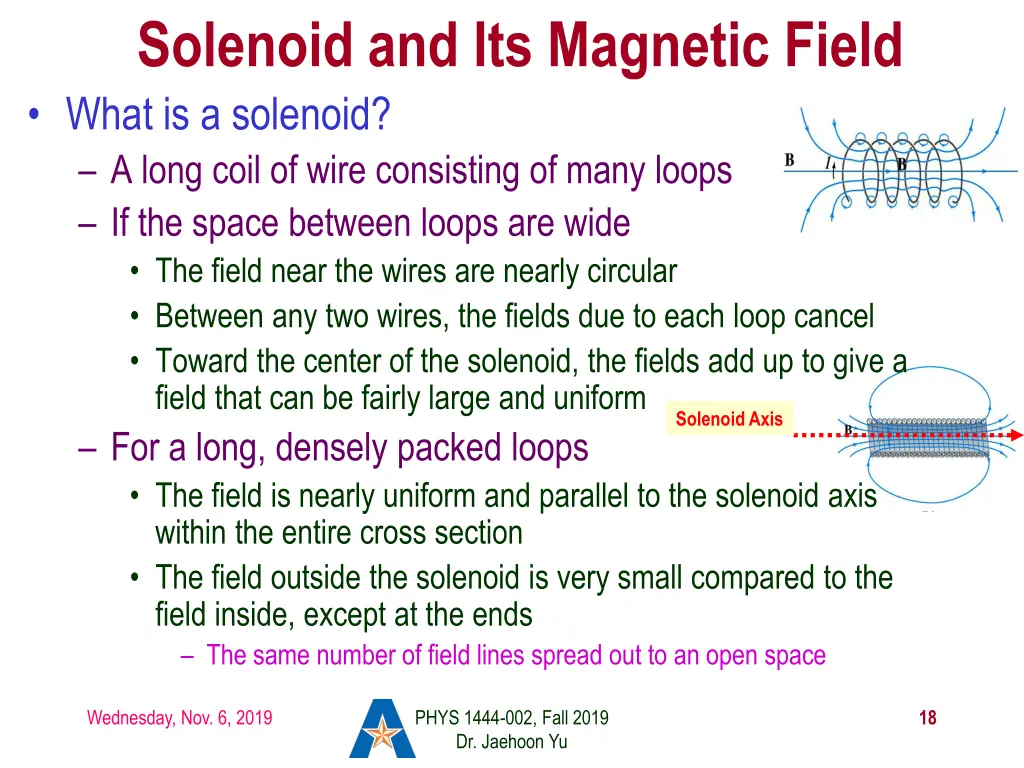 solenoid and its magnetic field what