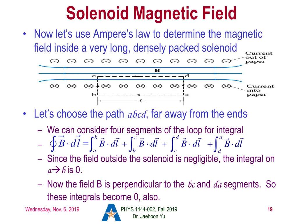 solenoid magnetic field now let s use ampere