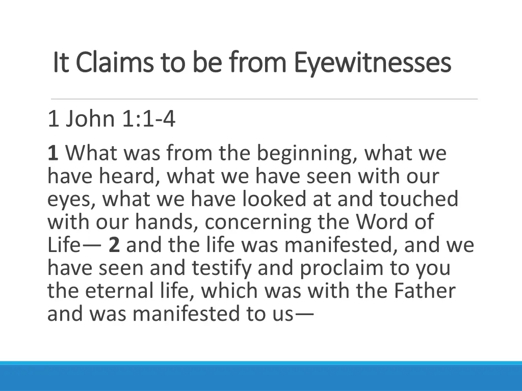 it claims to be from eyewitnesses it claims 5