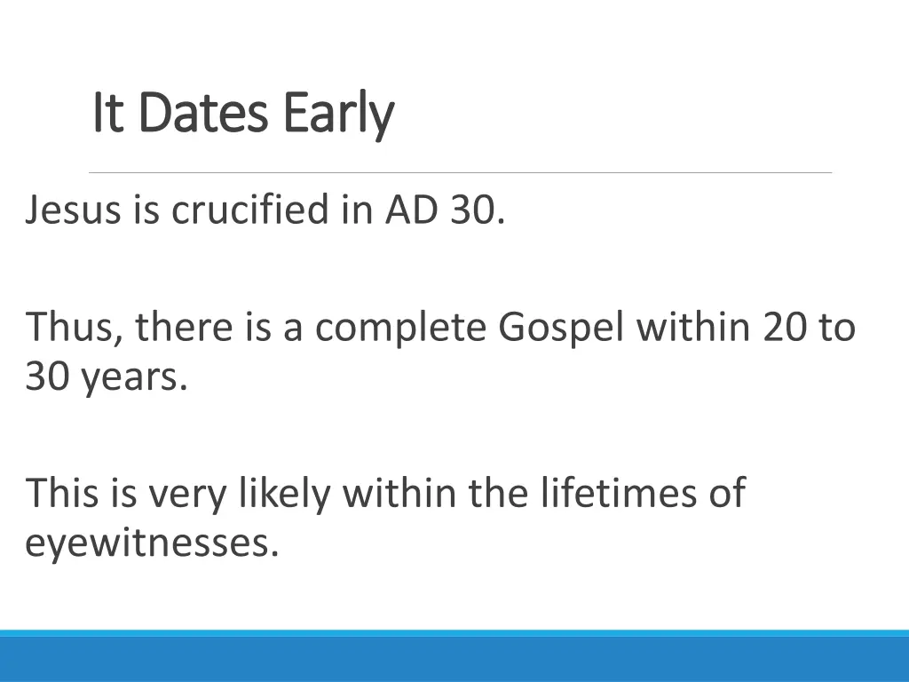 it dates early it dates early 1