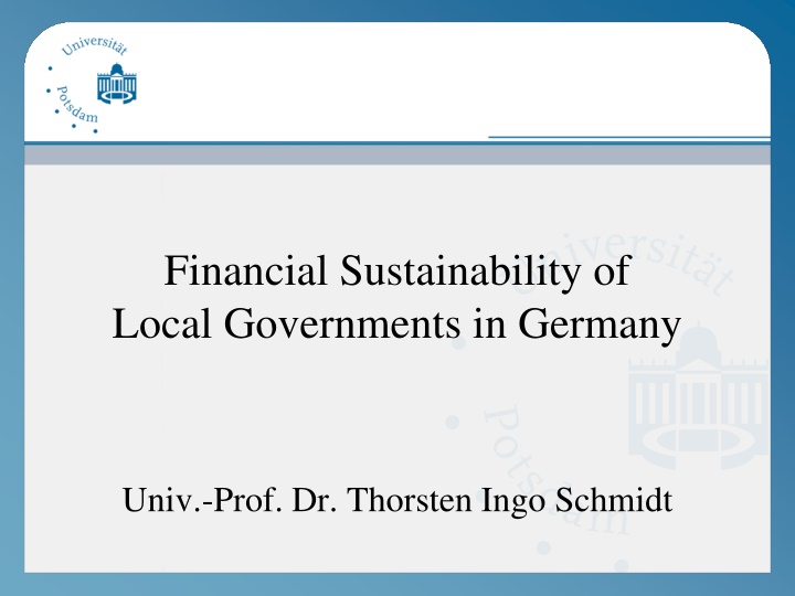 financial sustainability of local governments