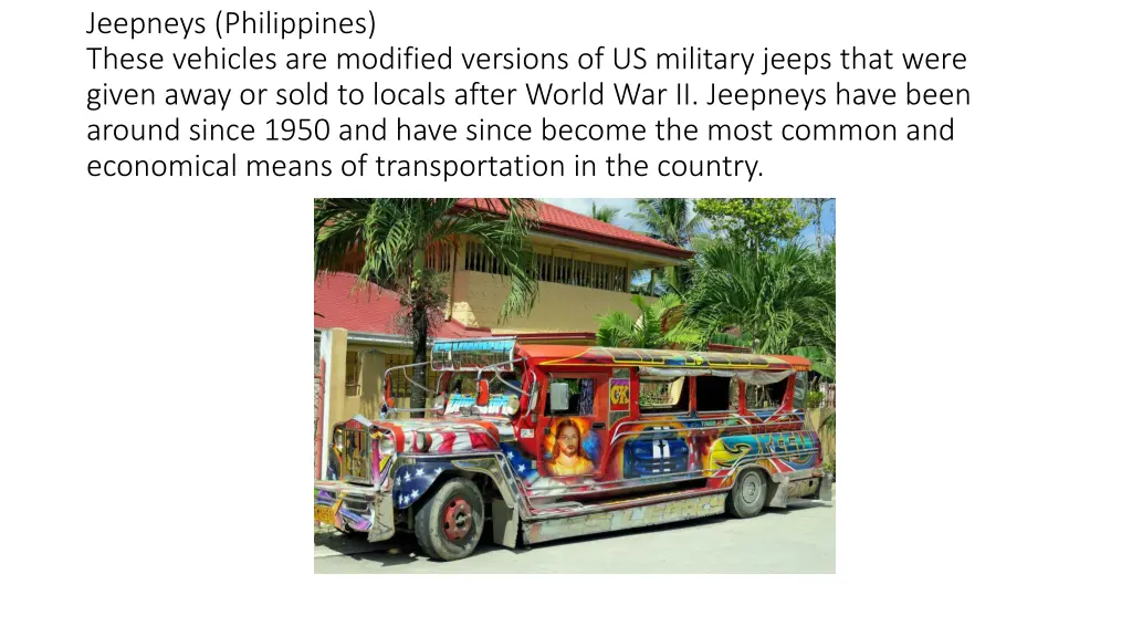jeepneys philippines these vehicles are modified