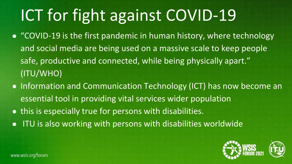 ict for fight against covid 19