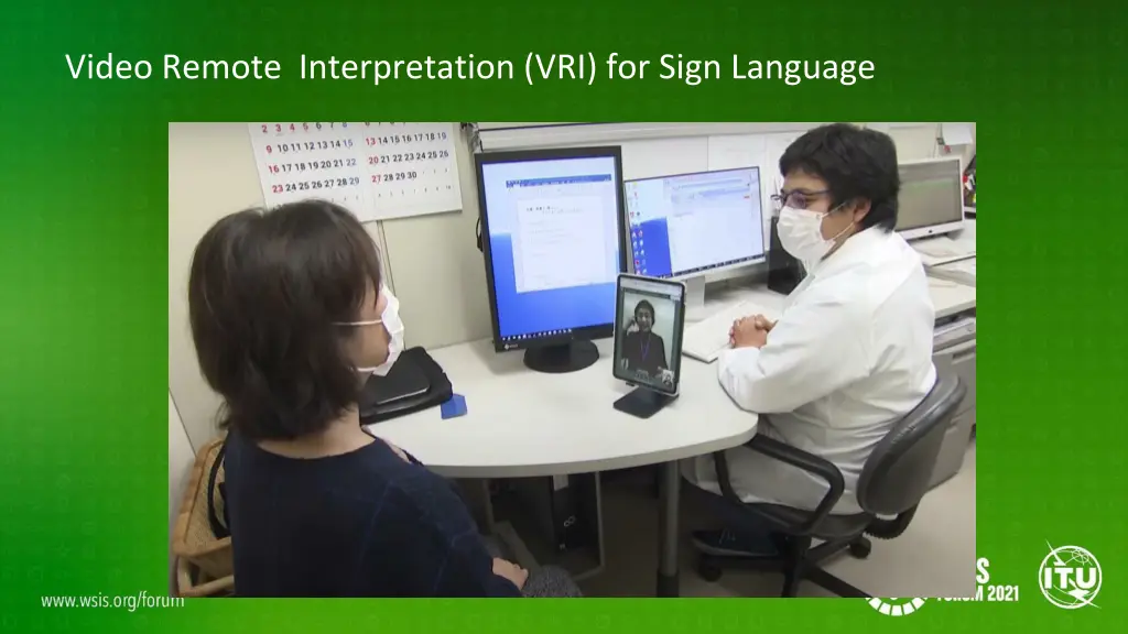 video remote interpretation vri for sign language