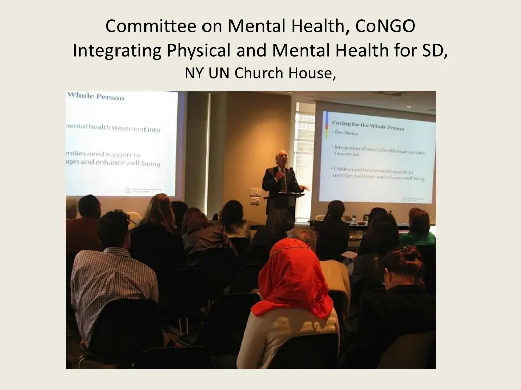 committee on mental health congo integrating