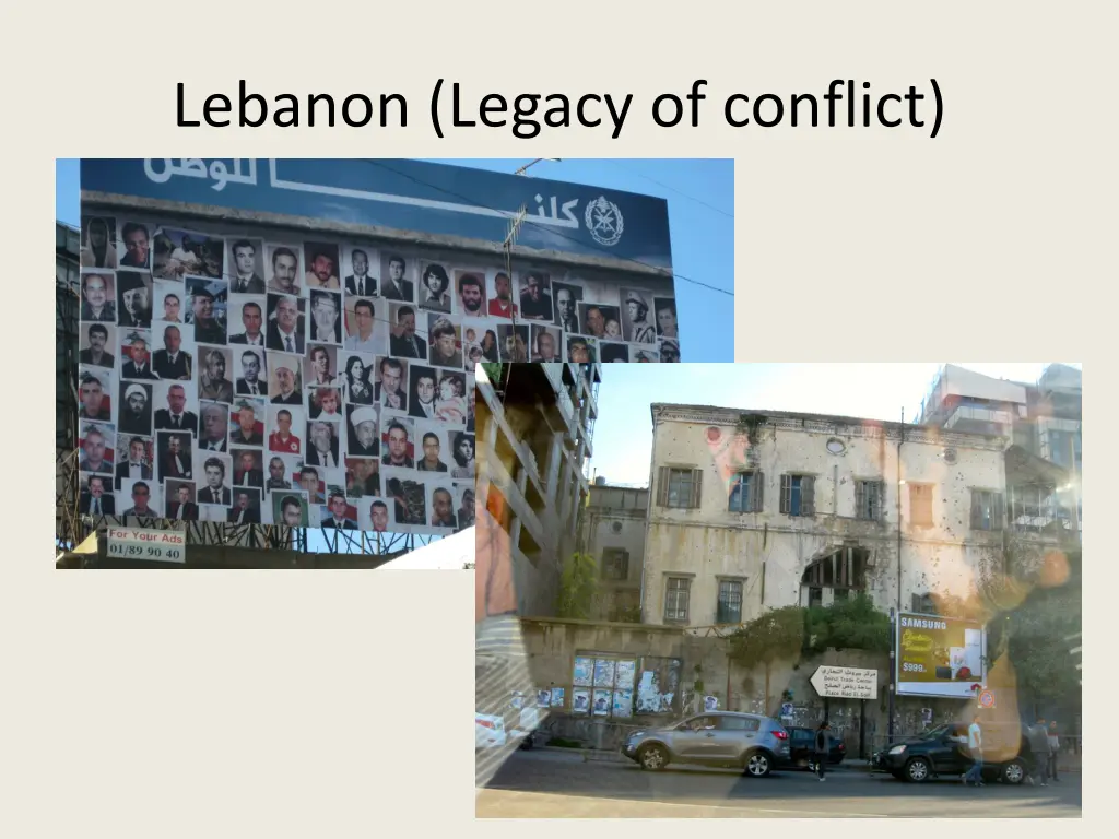 lebanon legacy of conflict