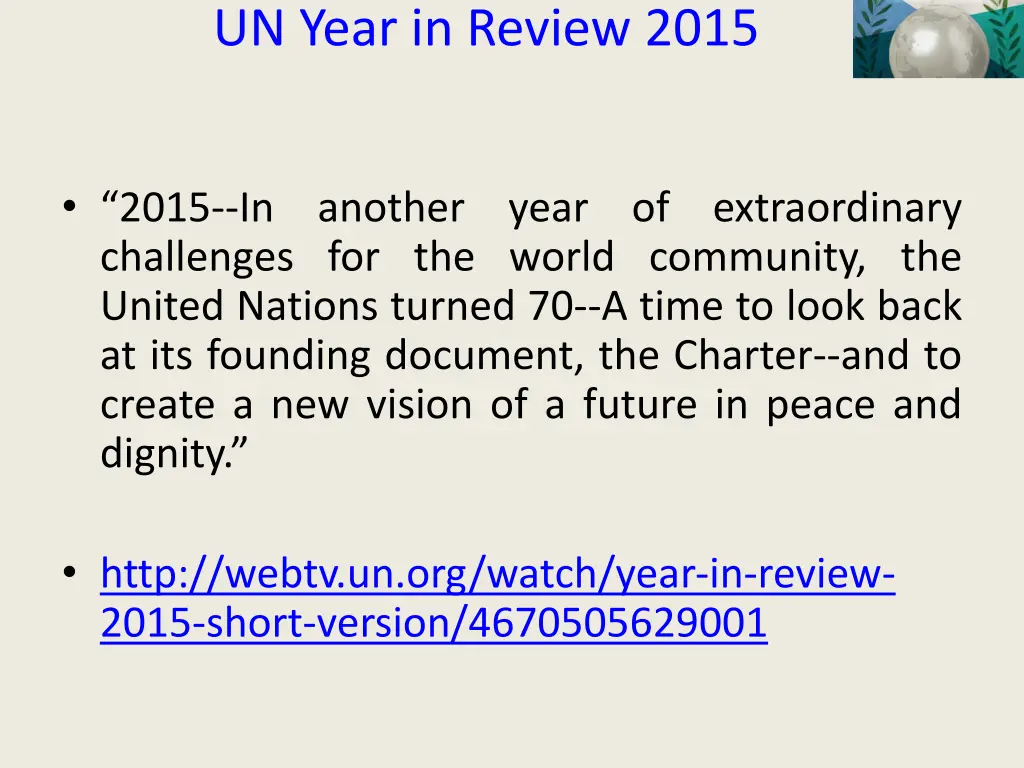 un year in review 2015