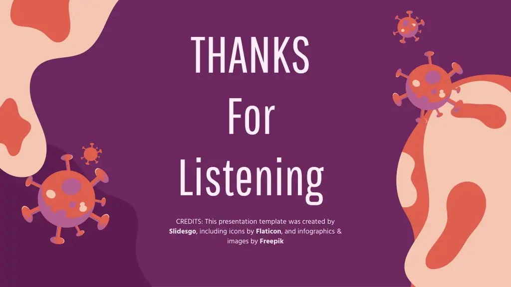 thanks for listening