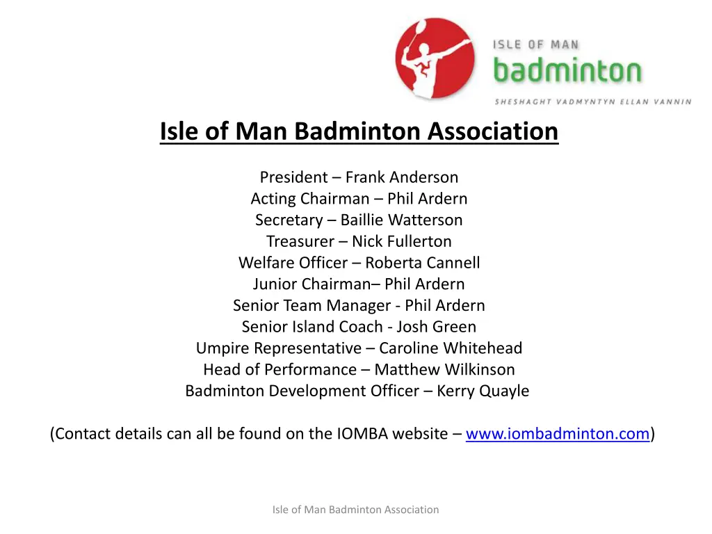 isle of man badminton association