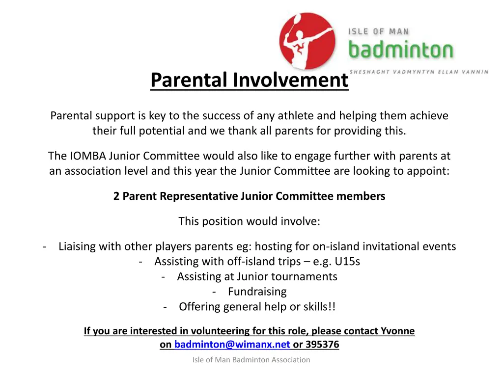 parental involvement